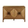 2-Door Accent Cabinet With Adjustable Shelves