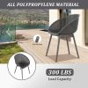 2 Pack Indoor Outdoor Modern Lounge Chairs