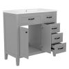 36" Bathroom Vanity With Sink Combo