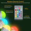 1Pc 9W LED Light Bulb E27 RGB Lamp Bulb 16 Colors Changable 24-key IR Remote Control For Decor Mood Lighting