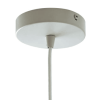 Dorset Pendant Lamp - White And Natural Terracotta