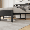 Storage Headboard With Charging Station Queen Size Bed Frame