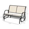 2-Person Outdoor Swing Chair Loveseat
