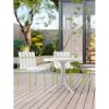 4-Pack Modern Striped Color Block Chairs