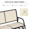 2-Person Outdoor Swing Chair Loveseat