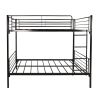 Twin-Over-Twin Bunk Bed With Metal Frame And Ladder