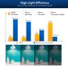 SANSI 60W Equivalent LED Light Bulbs, 22-Year Lifetime,  900 Lumens With Ceramic Technology,  Non-Dimmable, E26 Base, A15 Size, Energy-Efficient