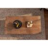 Large 2-Tier Rustic Coffee Table With Storage Shelf