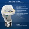 SANSI 60W Equivalent LED Light Bulbs, 22-Year Lifetime,  900 Lumens With Ceramic Technology,  Non-Dimmable, E26 Base, A15 Size, Energy-Efficient