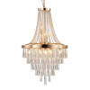 Golden Crystal Chandelier, Large Modern Luxury Chandelier For Living Room, Dining Room, Bedroom, Hallway - Bulb Not Included Unavailable Platform
