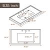 36" Bathroom Vanity With Sink Combo