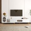 Wood Extendable TV Stand Rectangle Entertainment Center