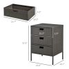 32" Poolside Rattan Wicker Patio Storage Cabinet