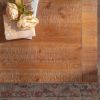 Large 2-Tier Rustic Coffee Table With Storage Shelf