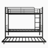 Twin Bunk Bed With Trundle