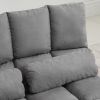 Folding Upholstered Floor Couch Bed