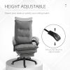 Vinsetto Executive Adjustable Recliner With Retractable Footrest