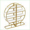 4 Tiers Open Bookshelf, Golden