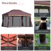 10x13 Aluminum Gazebo Patio Canopy
