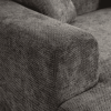 Soft Corduroy Sofa With 3 Pillows