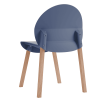 4-Pack Grey Blue Indoor Dining Chairs