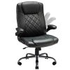 Leather Executive Office Chair With Arm & Rocking Function