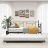 Twin Size Daybed Metal Frame With Trundle Set