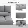 Folding Upholstered Floor Couch Bed