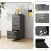 3 Drawer File Cabinet With Lock