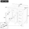 36" Bathroom Vanity With Sink Combo