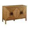 2-Door Accent Cabinet With Adjustable Shelves