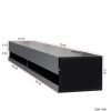 180 Wall Mounted Floating 80 TV Stand With 20 Color LEDs And Charging Station