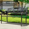 Patio Seating With Backrest & Armrests