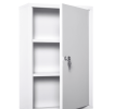 24" x 16" 3-Tier Storage Lockable Medicine Cabinet