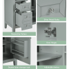 Solid Wood Bathroom Vanity With Ceramic Undermount Sink