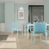 4pcs Modern Stackable Plastic Armchair For Indoor Outdoor Use