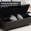 51" Tufted Storage Ottoman Bench