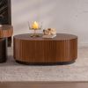 Handcraft Round Nesting Coffee Table Set Of 2