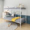 Twin-Over-Twin Bunk Bed With Metal Frame And Ladder