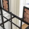 Twin Over Twin Size Metal Bunk Bed With Double Safety Guard Rails
