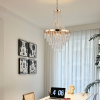 Golden Crystal Chandelier, Large Modern Luxury Chandelier For Living Room, Dining Room, Bedroom, Hallway - Bulb Not Included Unavailable Platform