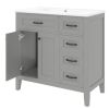 36" Bathroom Vanity With Sink Combo