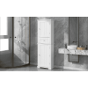 Freestanding Storage Cabinet With Drawer And Adjustable Shelf
