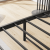 Storage Headboard With Charging Station Twin Size Bed Frame
