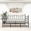 Twin Size Daybed Metal Frame With Trundle Set