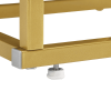 4 Tiers Open Bookshelf, Golden