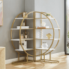 4 Tiers Open Bookshelf, Golden
