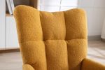 Soft Teddy Velvet Fabric Rocking Chair for Nursery