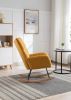 Soft Teddy Velvet Fabric Rocking Chair for Nursery