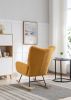 Soft Teddy Velvet Fabric Rocking Chair for Nursery